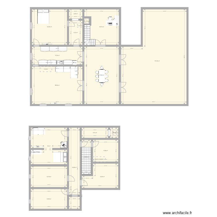 Maison. Plan de 0 pièce et 0 m2