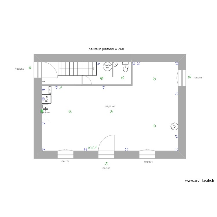 masse RDC  ELEC. Plan de 0 pièce et 0 m2