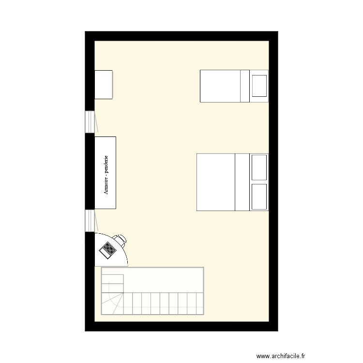 Studio Feyzin. Plan de 0 pièce et 0 m2