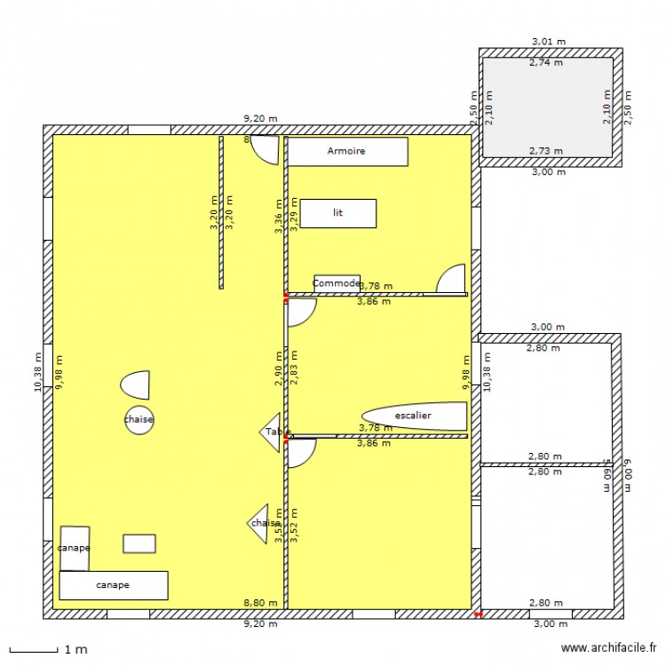 Extension maison V4. Plan de 0 pièce et 0 m2