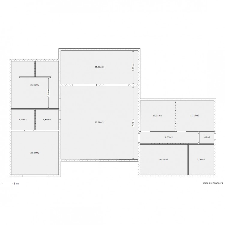 rez de chaussée. Plan de 0 pièce et 0 m2