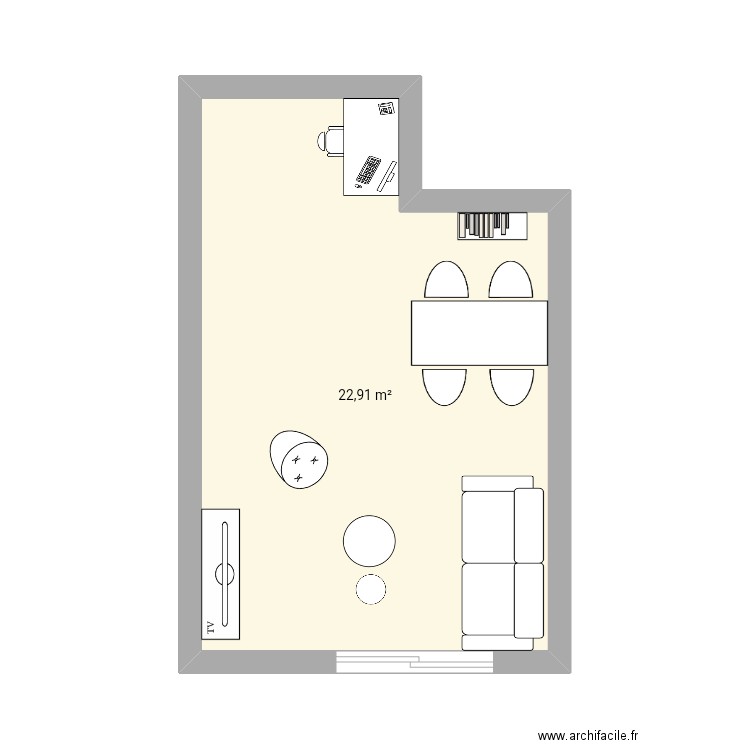 Salon 1. Plan de 0 pièce et 0 m2