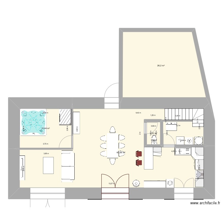 projet Charlie et Sandra. Plan de 0 pièce et 0 m2