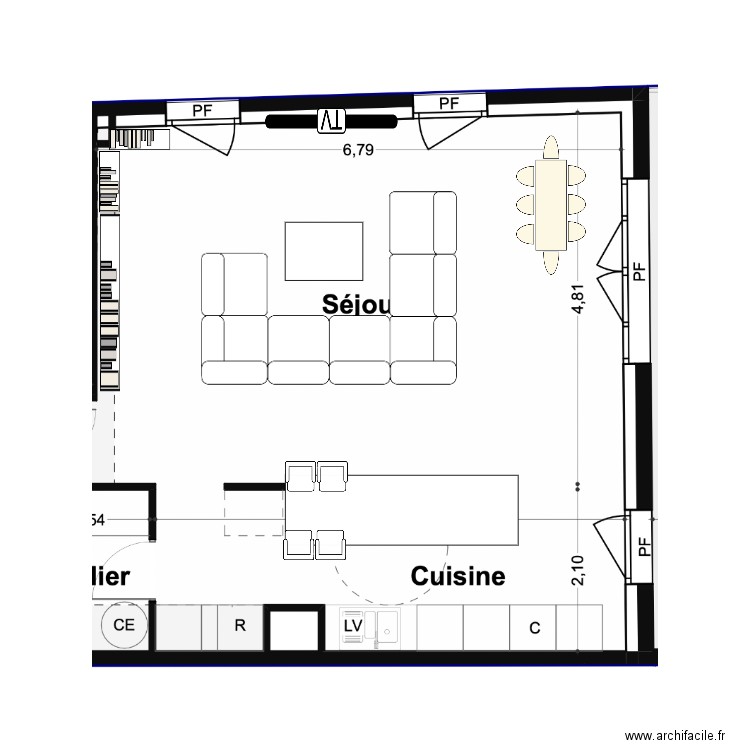 vauban. Plan de 0 pièce et 0 m2