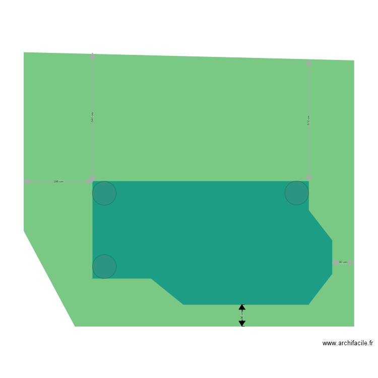 piscine 1. Plan de 0 pièce et 0 m2