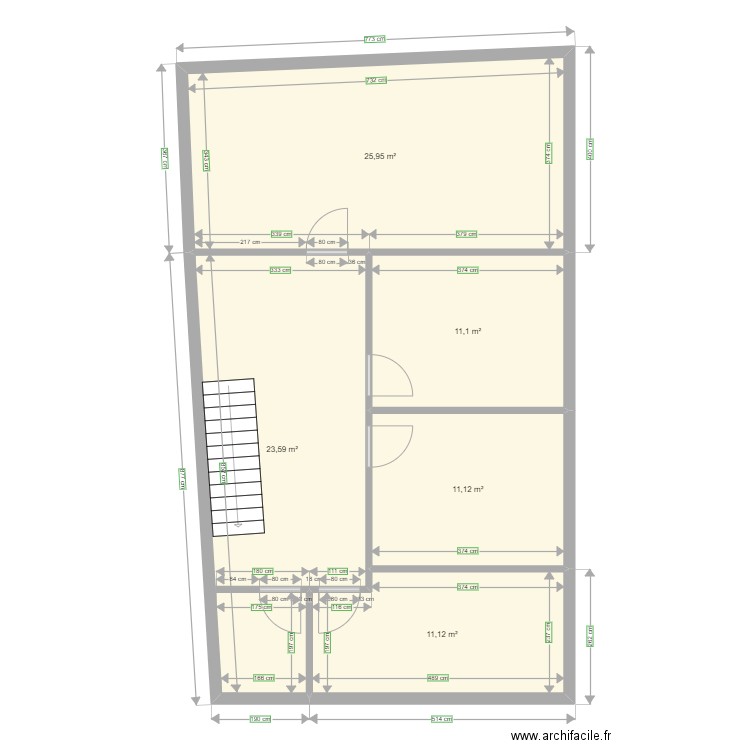 ETAGE. Plan de 0 pièce et 0 m2