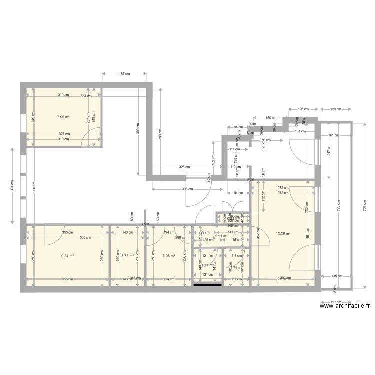 La Chapelle. Plan de 0 pièce et 0 m2