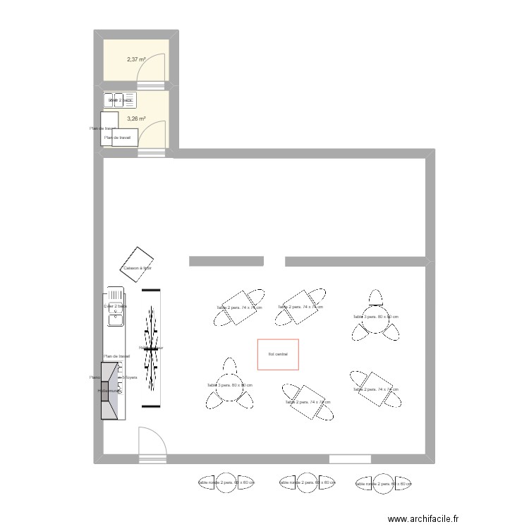 epicerie fine. Plan de 0 pièce et 0 m2