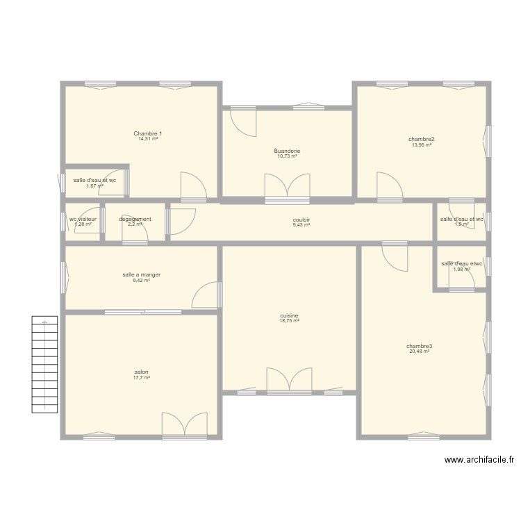 mom house2. Plan de 0 pièce et 0 m2