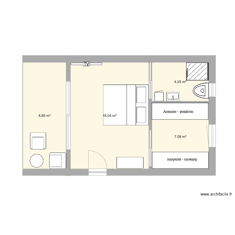 troisième essai. Plan de 0 pièce et 0 m2