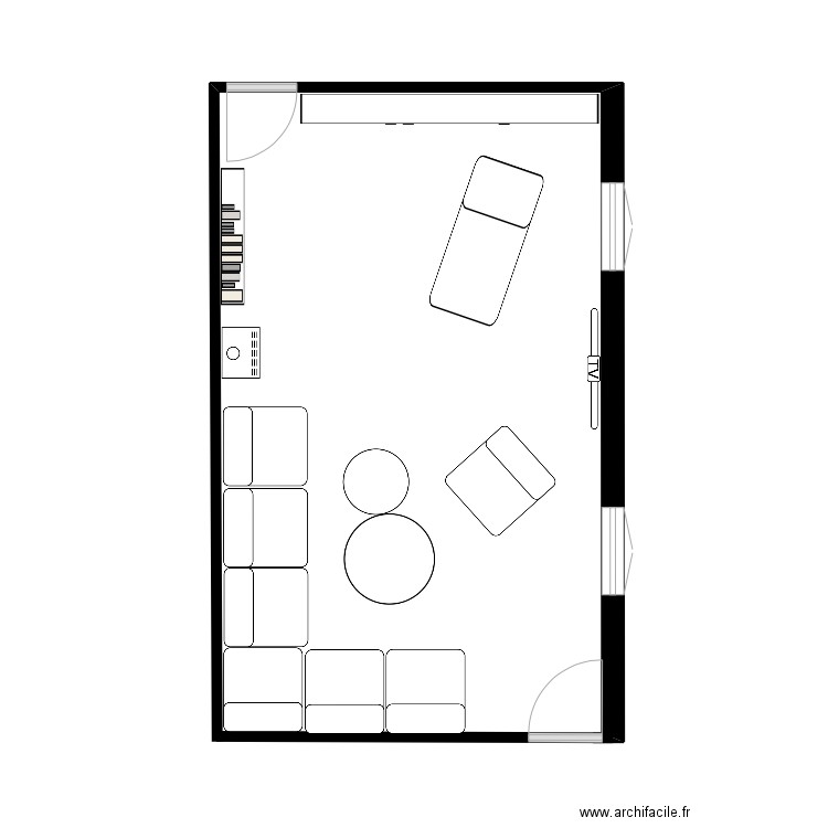 salon caro. Plan de 0 pièce et 0 m2