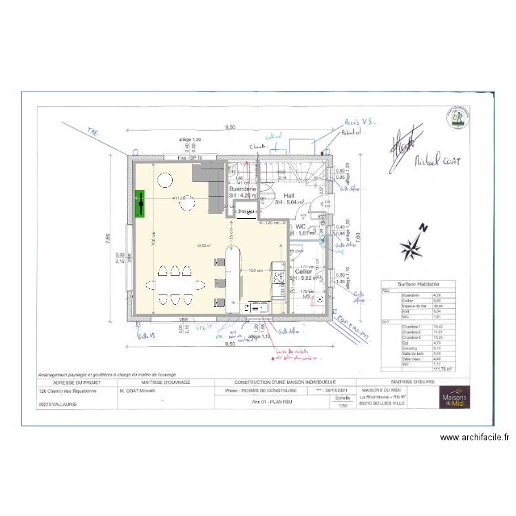 plan interieur. Plan de 0 pièce et 0 m2