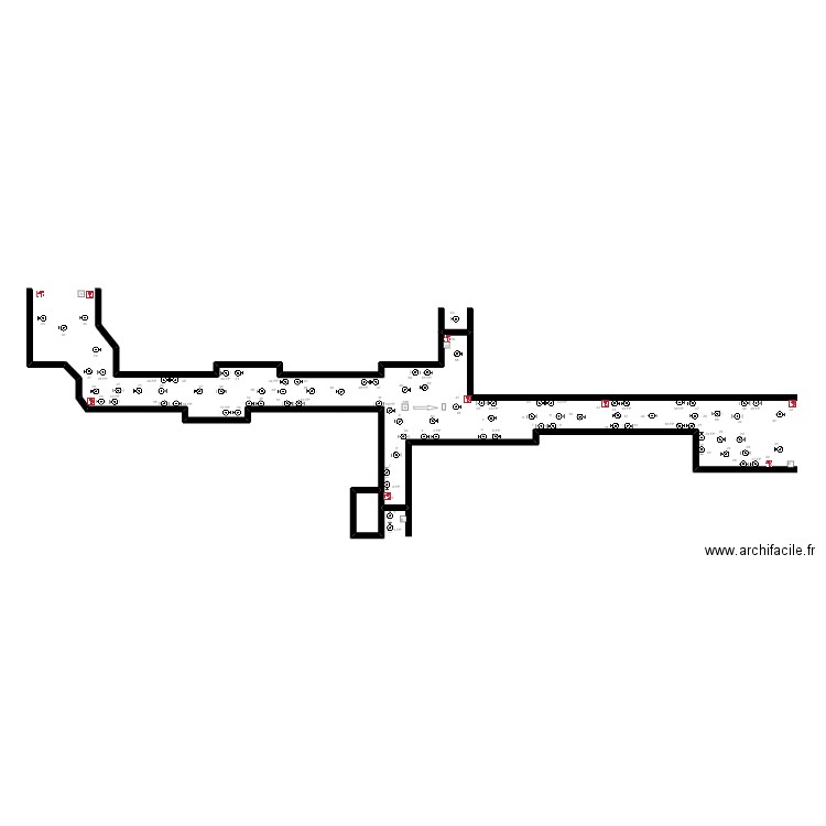 douaire . Plan de 1 pièce et 1 m2