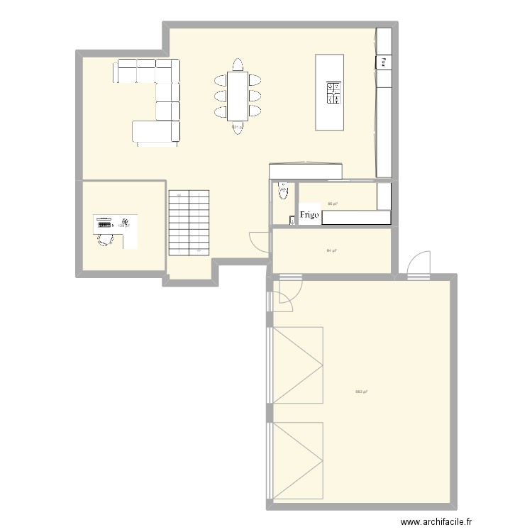 plan 3e generation 1er. Plan de 0 pièce et 0 m2