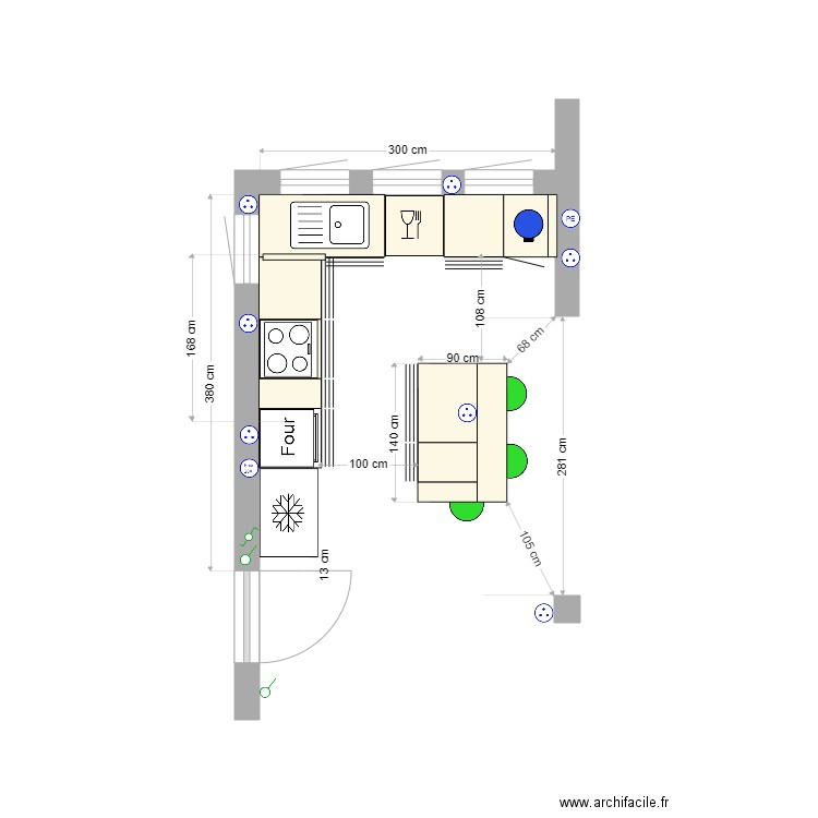 CUISINE 2 MJ. Plan de 0 pièce et 0 m2