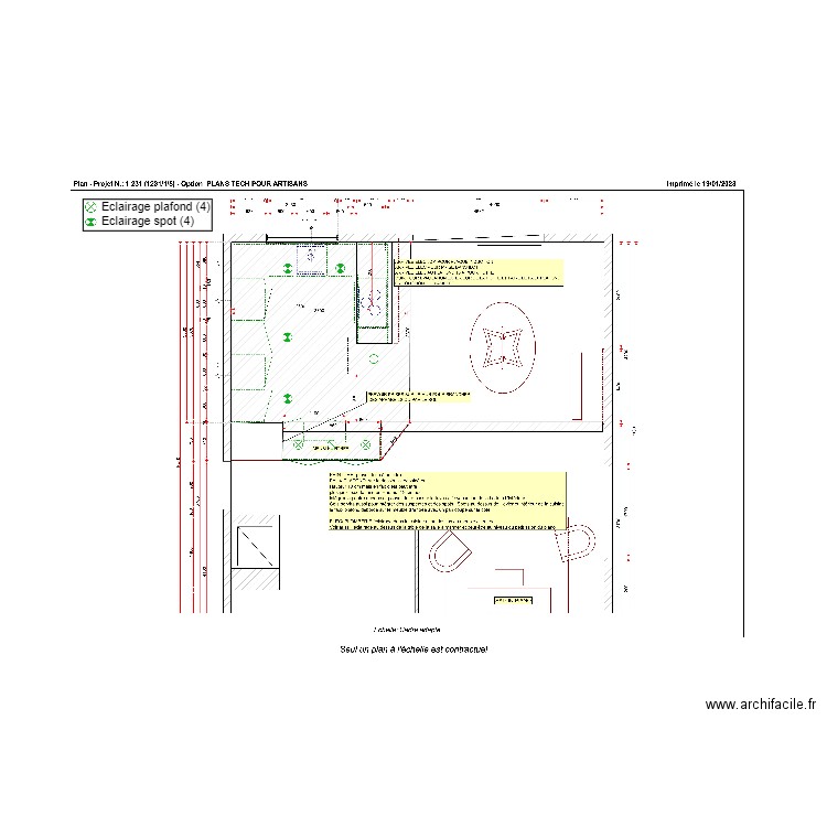 ELECTRICITE CUISINE_BOHUON. Plan de 0 pièce et 0 m2