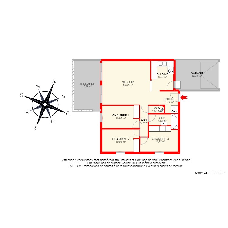 BI24213 -. Plan de 12 pièces et 118 m2