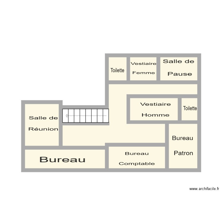 Etage. Plan de 0 pièce et 0 m2