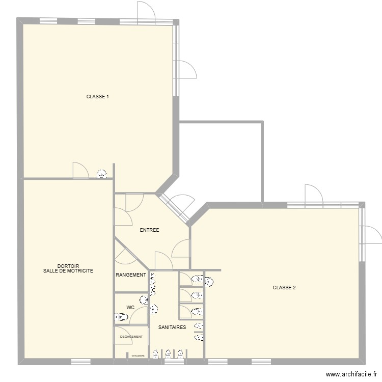 MATERNELLES. Plan de 0 pièce et 0 m2