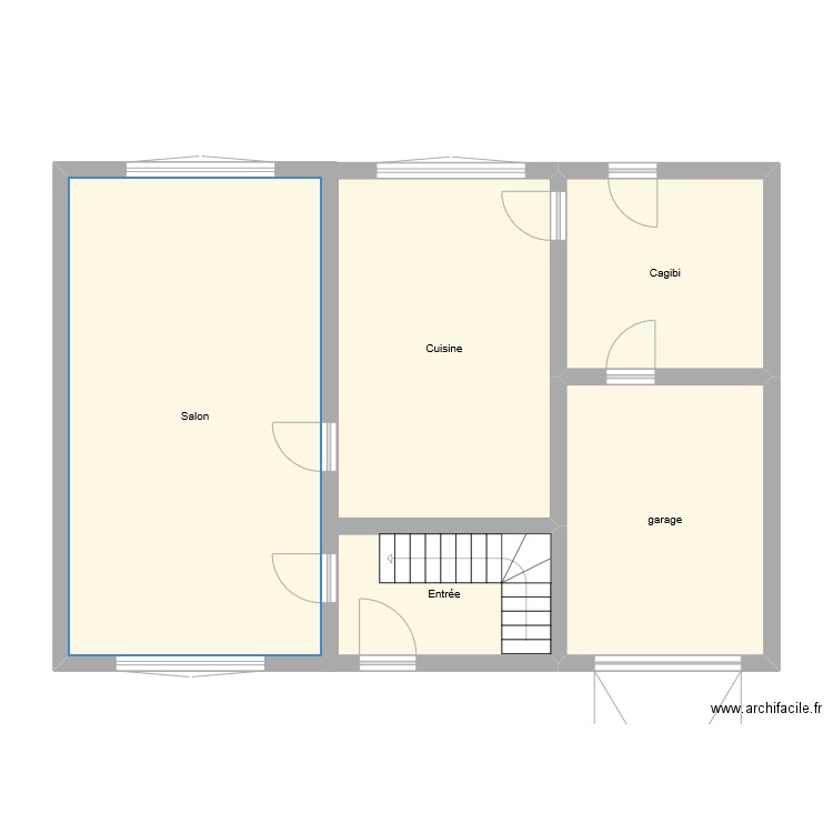 maison. Plan de 0 pièce et 0 m2