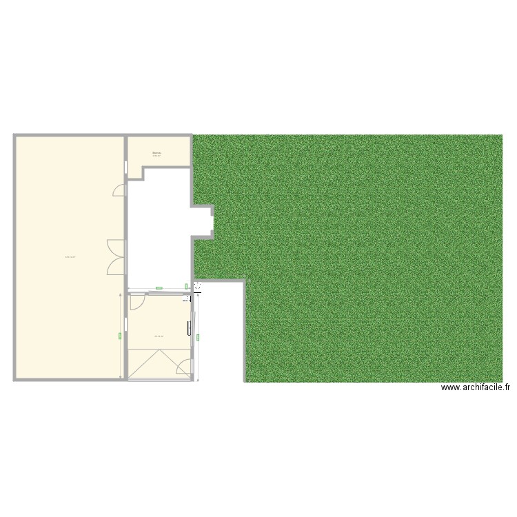 Rajoute garage 2. Plan de 0 pièce et 0 m2