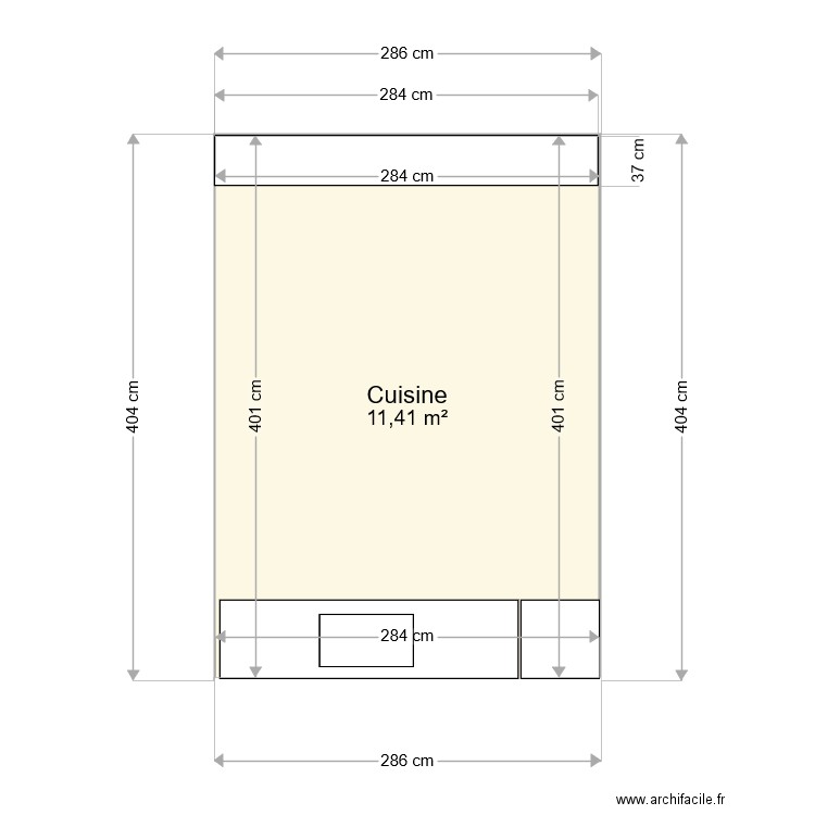 cuisine try2. Plan de 0 pièce et 0 m2