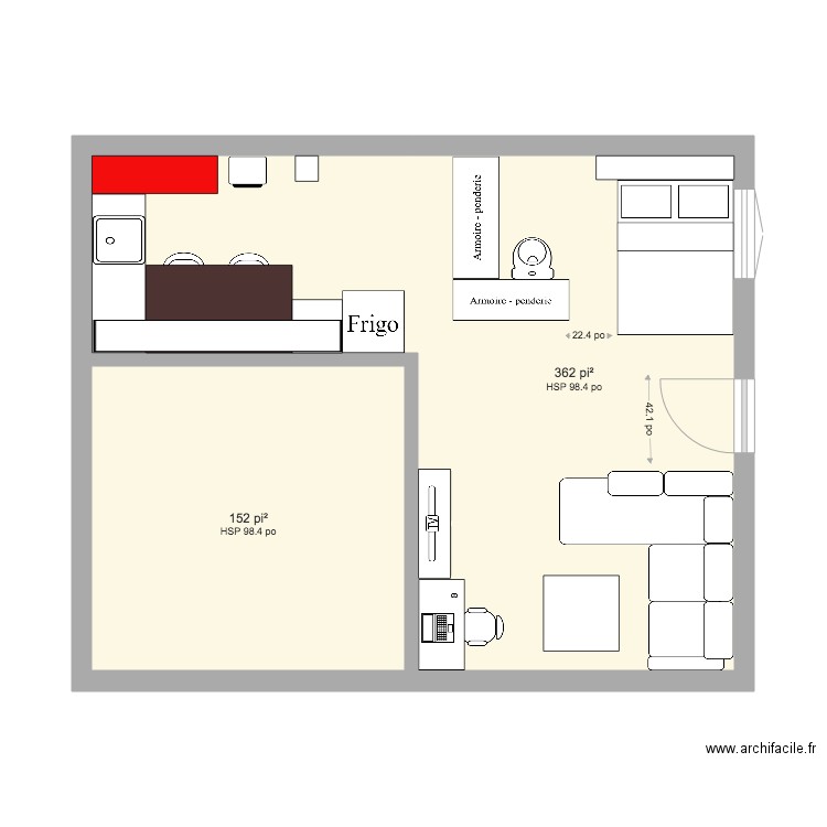 Garage été 2021. Plan de 0 pièce et 0 m2