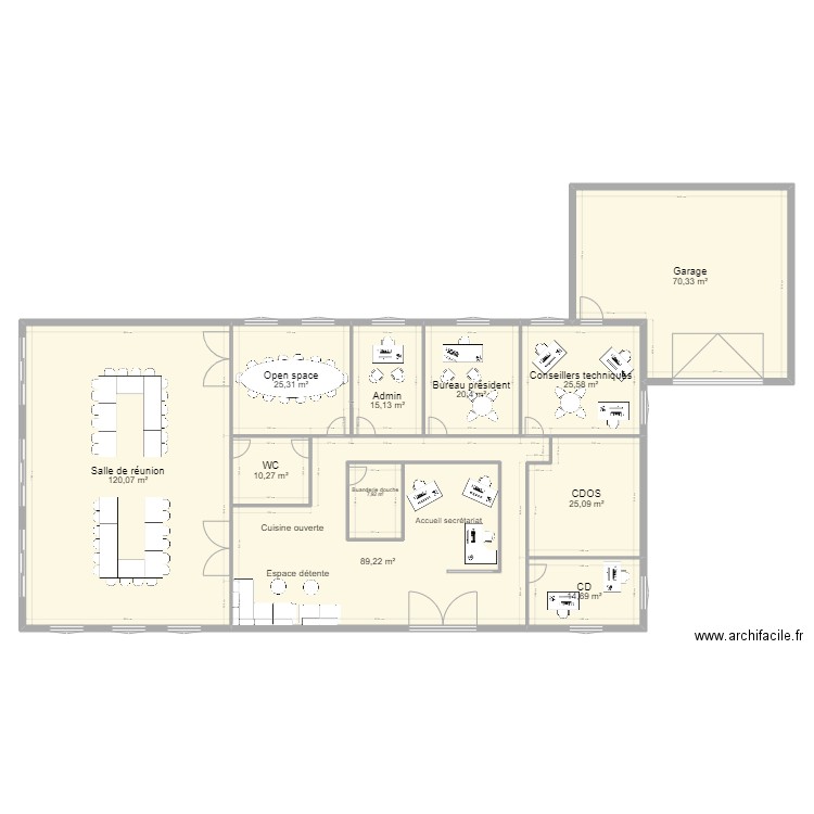 Plan salle gauche 7. Plan de 11 pièces et 434 m2