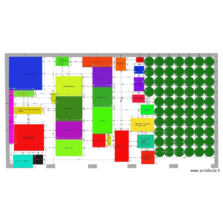 HANGAR. Plan de 0 pièce et 0 m2