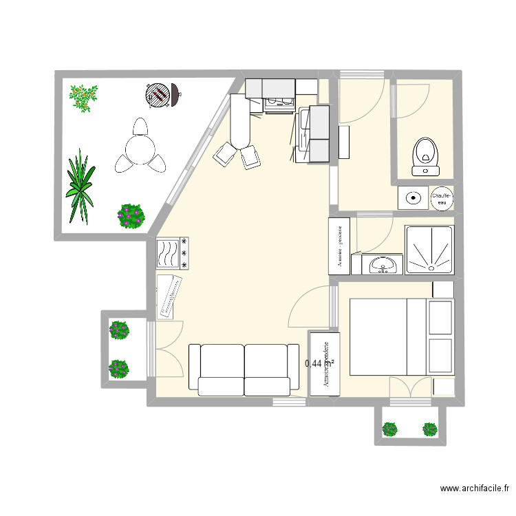 Cuisine_et_murs_C. Plan de 0 pièce et 0 m2