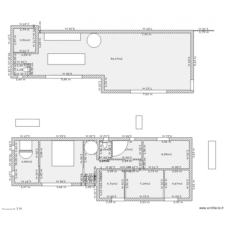 maison. Plan de 0 pièce et 0 m2