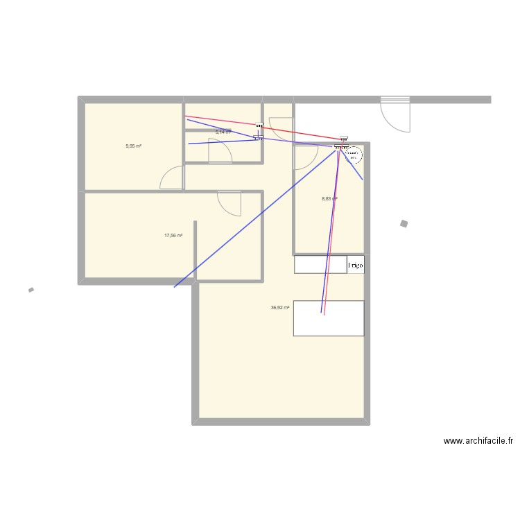 maison plomberie. Plan de 0 pièce et 0 m2