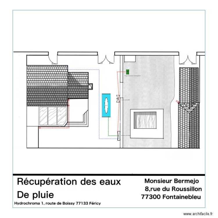 Gestion eau ville eau de plui. Plan de 0 pièce et 0 m2