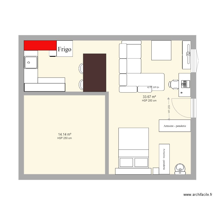 garage 2021. Plan de 0 pièce et 0 m2