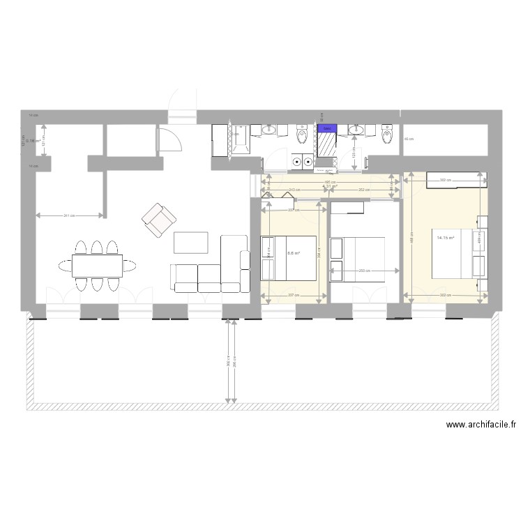 DEAUVILLE6. Plan de 0 pièce et 0 m2