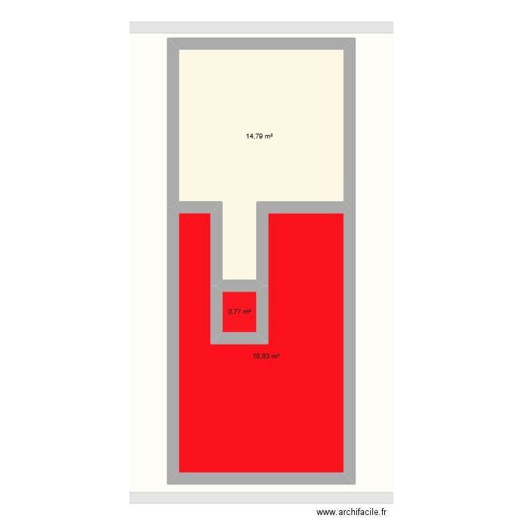 Tissier. Plan de 5 pièces et 122 m2