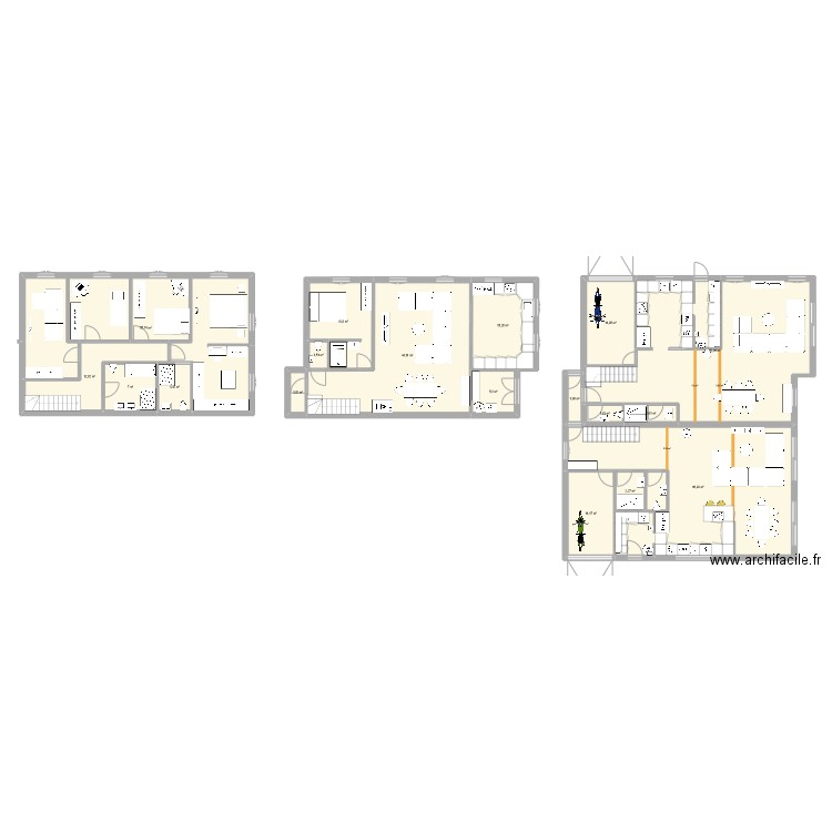 Vemars . Plan de 42 pièces et 672 m2