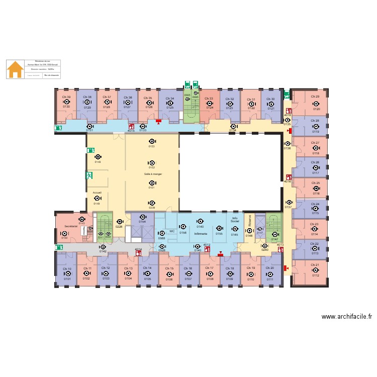 Résidence du lac Rez. Plan de 0 pièce et 0 m2