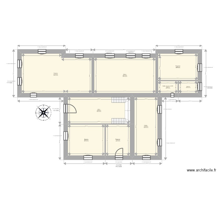 ML24008542 JOULLIE JAN. Plan de 29 pièces et 795 m2