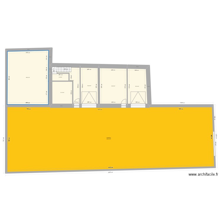 plan locatif . Plan de 12 pièces et 975 m2