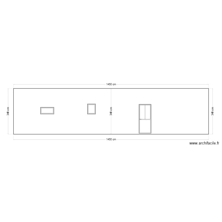 Façade Nord. Plan de 0 pièce et 0 m2