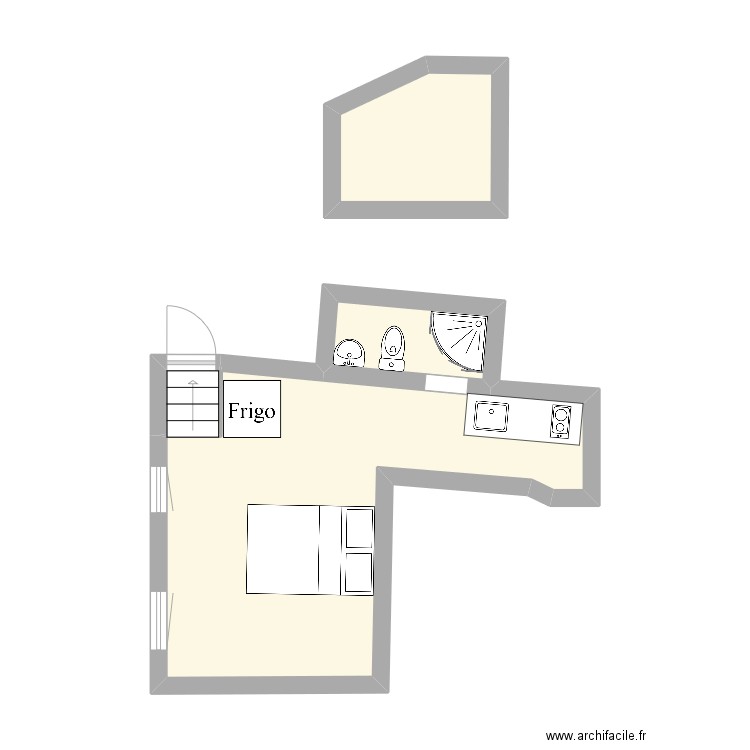 Lionne_04. Plan de 4 pièces et 26 m2