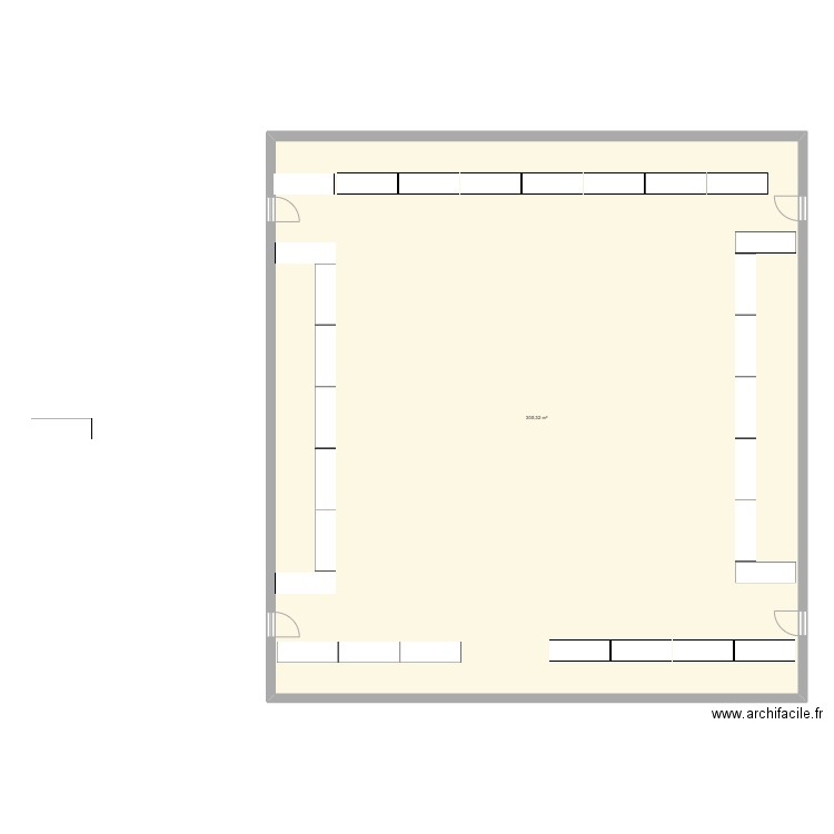 noel. Plan de 1 pièce et 305 m2