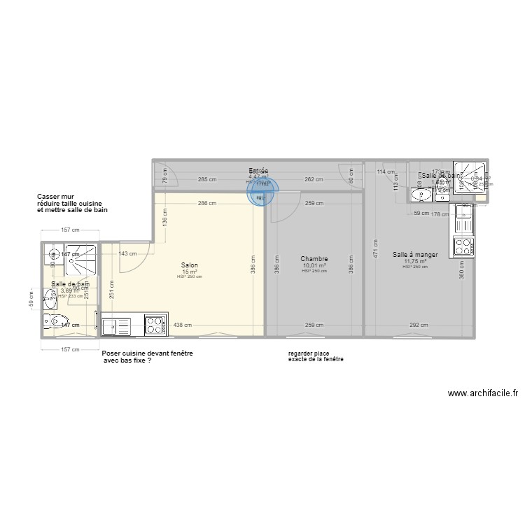 Aguado 2 apts ref. Plan de 7 pièces et 47 m2