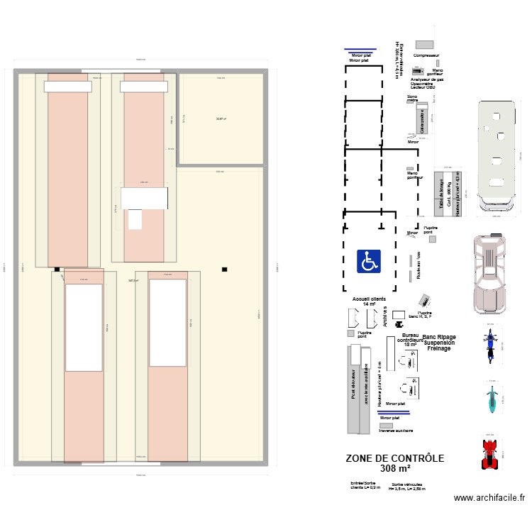 Projet CCT mixte VL/CL Déménagement MORDELLE M. BOUGEARD V1. Plan de 2 pièces et 378 m2