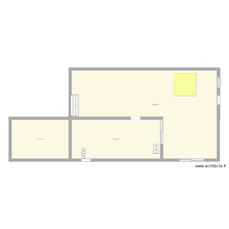 plan du site. Plan de 3 pièces et 142 m2