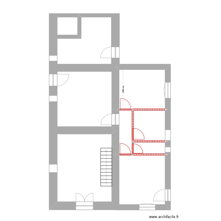 MAS DE NOTRE DAME RDC nouveau. Plan de 4 pièces et 20 m2