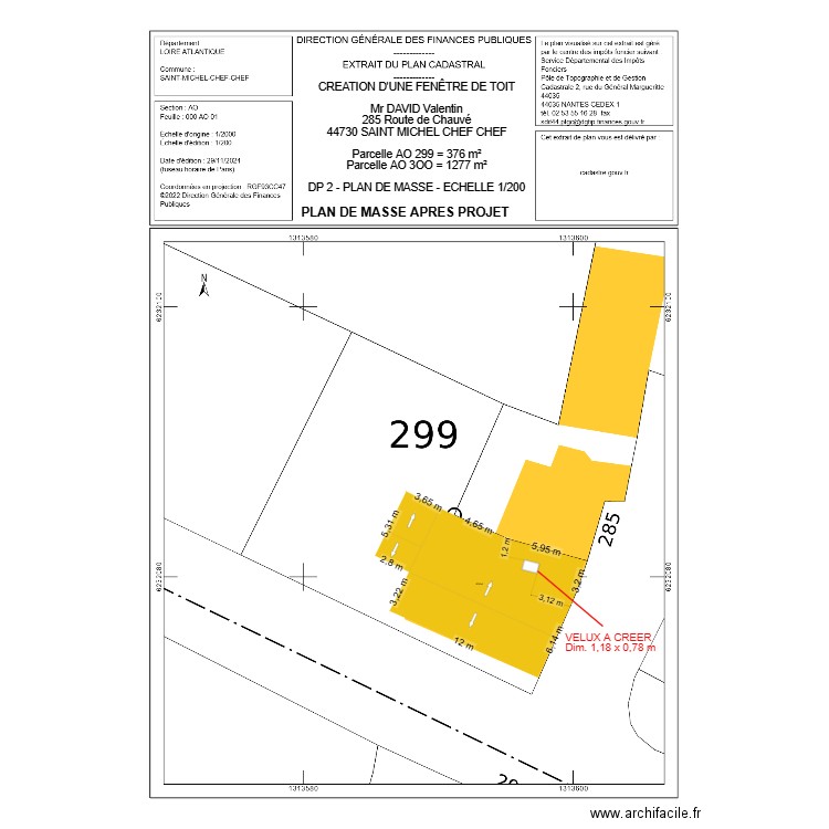 DP2 VALENTIN. Plan de 0 pièce et 0 m2