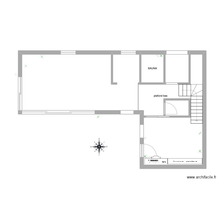 pool house 2. Plan de 4 pièces et 63 m2