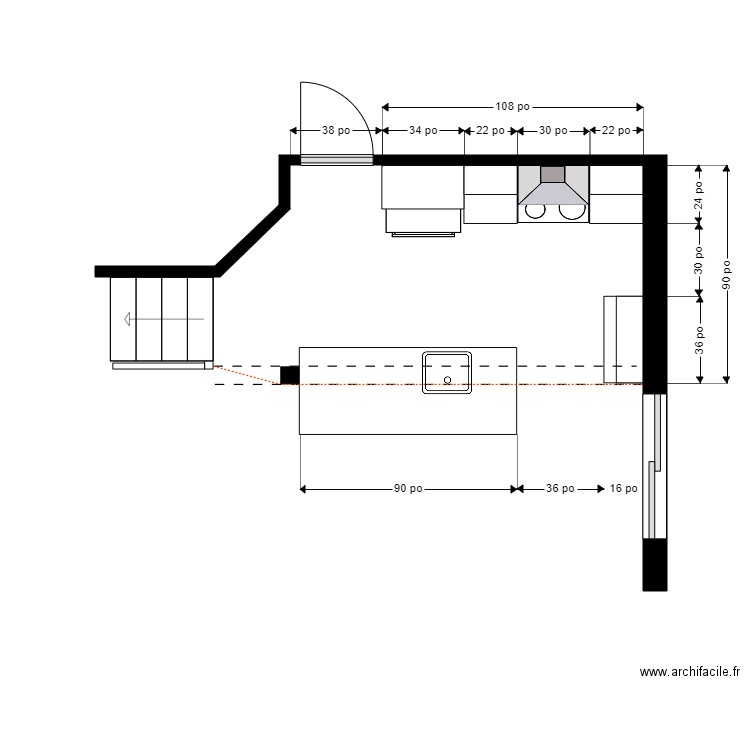 Nic Gagnon Cuisine. Plan de 0 pièce et 0 m2